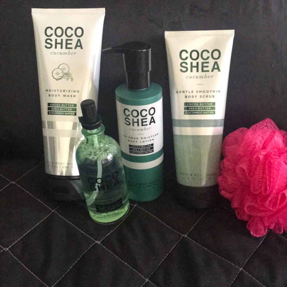 Bath and body works coco shea cucumber